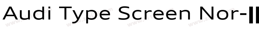 Audi Type Screen Nor字体转换